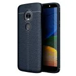 Golden Sands Armor Series Shockproof TPU Back Cover for Motorola Moto G6 Play(Blue)