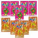 SHREE KARNI TRADERS Magic Pops Popping Strawberry + Orange Flavour Candy Pack of 10