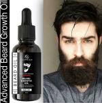 GLOW OCEAN - GLOW EVERYDAY Advanced Beard Growth Oil- For Complete &amp Patchy Beard Growth Hair Oil (30 ml)