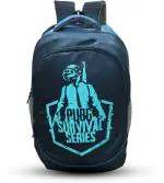 TRUNKIT Pubg Survival Series Blue Polyster School Bags, 30 L l unisex bags