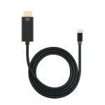 Microware USB Type-C to HDMI 2.0 Cable for 2016/2017 Macbook Pro/Dell XPS 13 and 15, Black