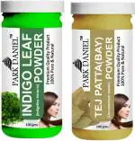 Park Daniel Pure And Natural Indigo Leaf Powder And Tej Patta Powder, 100 G Each (Combo Of 2) |Hair Care|Dandruff Control hair Powder|Healthy Strong Hair Mask