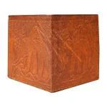 RAJASTHANI HAAT AND CRAFT Men's Leater Wallet with Camel Print/ATM Card Holder/Purse with Card Slots/Ideal Gift for Men