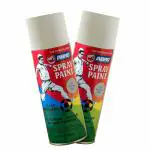 ABRO SP-90 Multipurpose Colour Spray Paint Can for Cars and Bikes (Siemens Grey, 400ml) - 2 Pieces