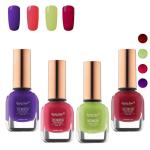 Seven Seas Color Stay Nail Polish Matte Combo (Pack Of 4)