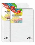 Variety Canvas Painting White Canvas Board 8 x 10 and 10 x 12 inch