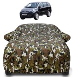 Mockhe Tata Aria Car Cover with Mirror Pocket and Soft Cotton Lining,Waterproof Tata Aria Car Body Cover, Army Print