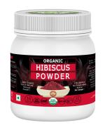 Organic Hibiscus Powder (454 gm), Hibiscus Sabdariffa Flower Powder, Make for Juice, Smoothie, Favorable, Cake etc. Good For Hair Pack and Mask.