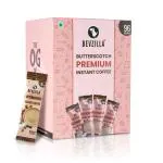 Bevzilla 96 Instant Coffee Powder Sachets (Butterscotch) - 192 Grams| Hot & Cold Coffee| Makes 96 Cups| Arabica Coffee| Best For Espresso, Latte, Cappuccino