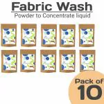 JAVI FABRIC WASH | 500 ml each | 45Gm Pack of 10 (Powder to Concentrate Liquid)