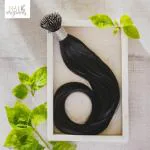 Hair Originals Human Hair extensions -Nano-Tip (Metal Wire Based) -Jet Black-25 Strands-22