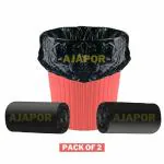 AJAPOR Biodegradable Garbage Bags (Large Size 61*82 cm / 24*32 inch) (30 Bags) (Pack Of 2) Dustbin Bags For Home Kitchen Office