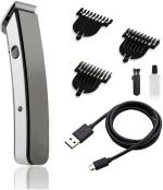 See Inside Rechargeable, Cordless Beard And Hair Trimmer For Men Trimmer 45 Min Runtime 3 Length Settings (Black)