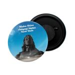 Dhcrafts Multicolor Metal Maha Shiva Adiyogi Statue Tamil Nadu Printed Fridge Magnet, 5.8 Cm