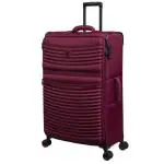 it luggage Precursor-Dark Red-Large-81cm Expandable Soft case 8 Wheel Trolley Bag Luggage Trolley Large Suitcase Check-in Luggage