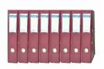 GALOPPIA PVC Coated Box File/Folder for Office documents and certificates A4 Size (Red, Pack of 8)