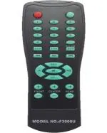 NixGlobal F3000 Remote Compatible with F&D HOME THEATRE MULTIMEDIA SYSTEM Remote Controller (Black)