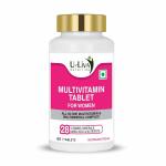 U-LIVA NUTRITION Women's Daily Best Multivitamin Tablets - Energize, Fortify, and Glow with Vitamin C, 11 Vitamins & 16 Essential Nutrients for Energy, Immunity, Stamina, Skin Health, Overall Health