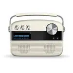 Carvaan Hindi - Portable Music Player with 5000 Preloaded Songs, FM/BT/AUX (Porcelain White)