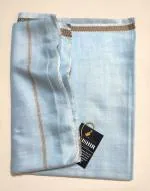 SHISHIR Handloom Bhagalpuri Cotton Shawl Soft Silky Giza Cotton Shawl/Chadar Premium (Size Single)