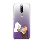 Emble Designer Clear Tranperant Silicone Case For Oppo F11 Pro -Design A9 ( TPU | Soft , Oppo F11 Pro | Multicolor )