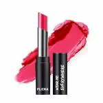 FLiCKA Wear Me Everywhere Creamy Matte Lipstick, 3.5 GM , Colour - Peach for Womens and Girls