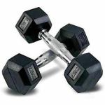 yash fitness Hexa Dumbbell Double Hexagon 2.5* 2 Hex Dumbbell for Home Gym Workout (pack of 2) Fixed Weight Dumbbell (5 kg) *!