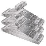 ROCKFIELD Tosnail 50 Pack Stainless Steel Strong Wire Metal Hangers Heavy Duty Clothes Hangers - 16.5 Inches