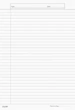 ECLET A4 Both Side Ruled Project Sheet (Pack of 100)