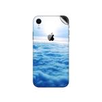 GADGETSWRAP Printed Vinyl Skin Sticker for Apple iPhone XR - Soft Blue Clouds Aerial
