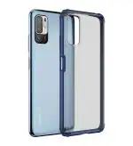 Golden Sands for Xiaomi Redmi Note 10T 5G, Poco M3 Pro 5G Cover - Rugged Frosted Semi Transparent PC Shock Proof Slim Back Case for Xiaomi Redmi Note 10T 5G, Poco M3 Pro 5G, Blue