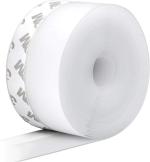 Delzon White Silicone Window Seal Draught Excluder Tape