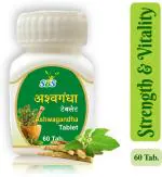 SBS Herbal Ashwagandha Tablet - Organically Made, Revitalise Body & Mind - 60 Tablets (Pack Of 3)