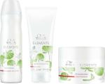 Wella Professionals Elements Sulfate Free Shampoo 250ml, Paraben Free Conditioner 200ml and Mask 150ml for Chemically Treated Hair (3 Items in the set) Acti Biotic