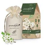 Aromahpure Premium Car Perfume Fragrance Flakes - White Blossom , Luxury Car Air Freshener made Organically with Essential Oil, Grains, and Flakes - 50 Gms, fragrant for 30 days.