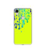 Casotec Neon Paint Design Printed Silicon Soft TPU Back Case Cover for Vivo V3