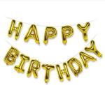 FANEX Solid Latex Happy Birthday Alphabet Letter Foil Balloons (Pack of 13)
