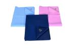 KUPEPE Pack of 3 Baby Dry Mat - Waterproof Organic Bed Protector Sheet | Highly-Absorbent & Breathable | Diaper-Free Nights | Cozy & Silky-Smooth | (Large, Sky Blue & Light Pink & Navy Blue)