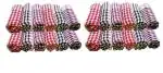 Chiyu Multipurpose Cotton Kitchen Napkin And Daily Use Cleaning Cloth Kitchen towel Checked Duster Multicolored 18x18 Inch Pack of 24