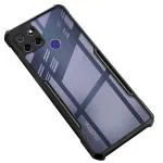 COBERTA Back Cover for Realme C12 Back Cover Case - Black Transparent