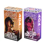 Bold Care(presents 404)Super Ultra Thin Chocolate Flavored Condoms For Men (Chocolate+ Strawberry)