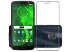 Shagya Black Tempered Glass Screen Protector With Wipes Kit For Motorola Moto G6 Plus