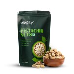 ELEGITY 100 % Natural Salted Pistachios - Pouch (500 gm) | Namkeen Pista Dry Fruit | Crunchy, Tasty & Healthy | Rich in Fibre & Protein | No Added Preservatives & Colour in Nutritious Nuts