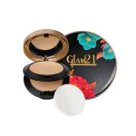 Glam21 2in1 HD Oil Control Compact Powder Sweat-Resistant & Longlasting Matte Finish-Chesnut