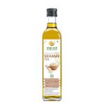 CHOKHA GHANI Sesame Oil, Til Oil, Gingelly Oil, Cold Pressed Cooking Oil, Puja Oil (500 ml)