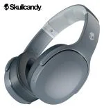 Skullcandy Crusher Evo Wireless Over-Ear Bluetooth Headphones for iPhone and Android with Mic / 40 Hour Battery Life / Extra Bass Tech / Best for Music, School, Workouts, and Gaming - Chill Gray