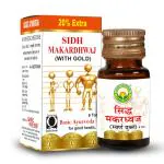 Basic Ayurveda Sidh Makardhwaj Ras With Gold 6 Tablets