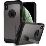 Spigen Gunmetal TPU Tough Armor Case Designed For Iphone X XS