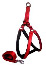 PSK Pet Mart Dogs Harness (Red) (Set Of 3)