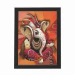 Dartistry Lord Ganesha Photo Frame / Ganpati Wall Frame For Home Decoration
